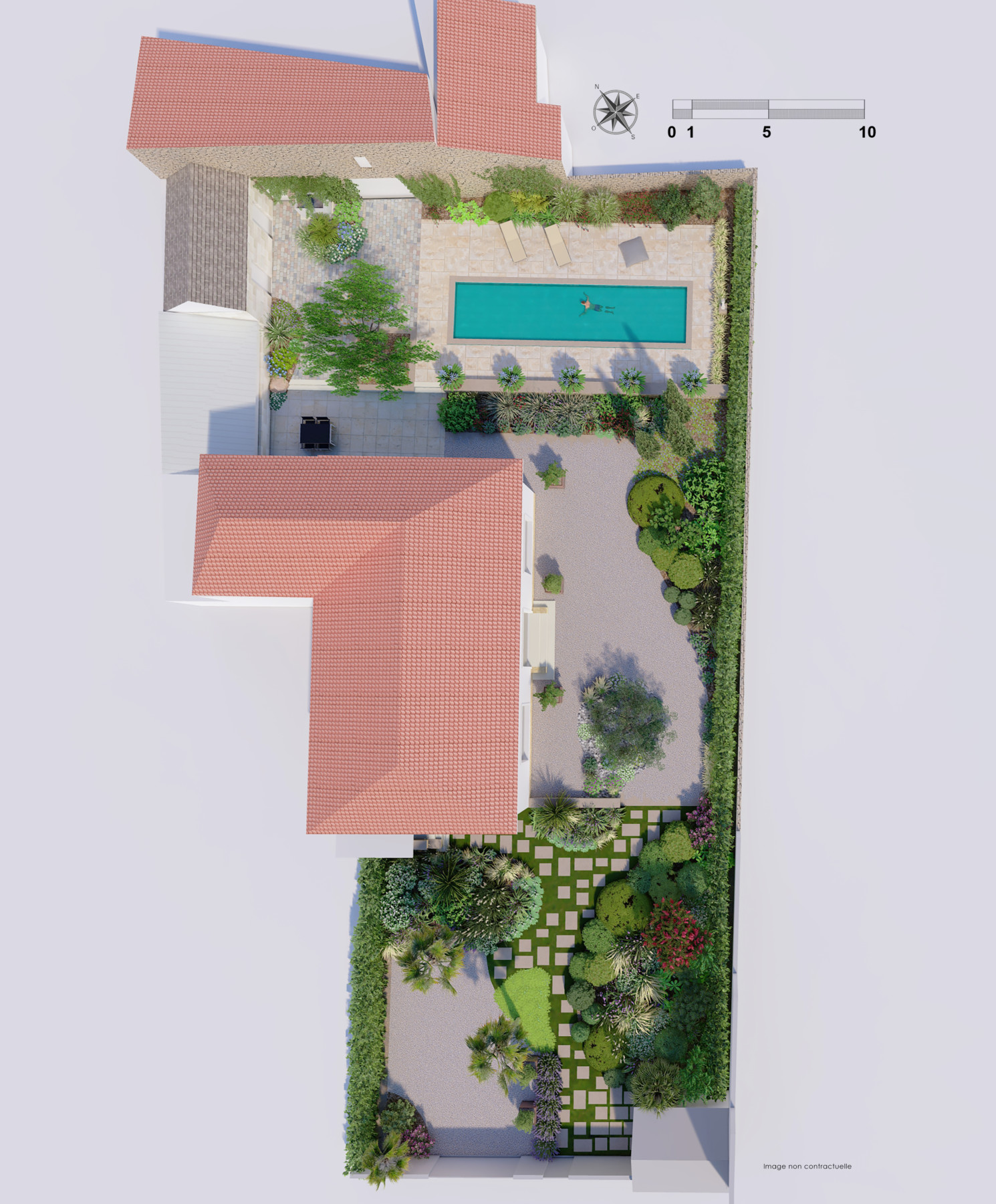 infographie paysagiste jardin plan masse texturé infographie paysagiste jardin plan masse texturé